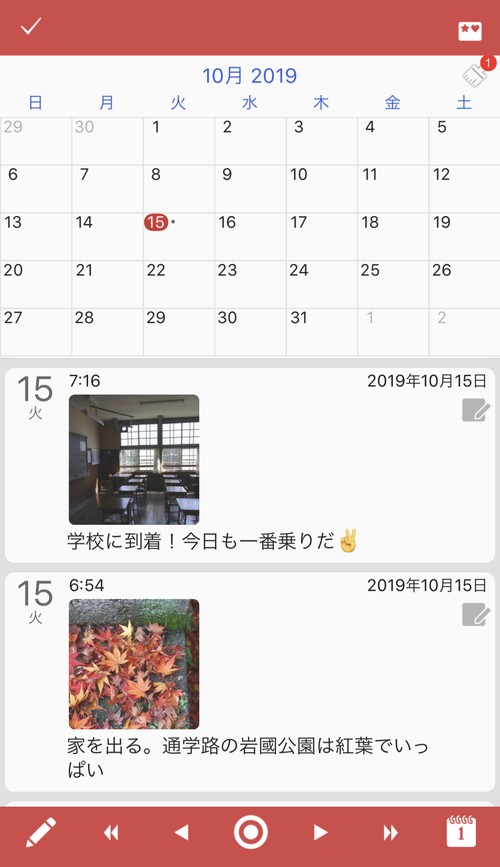 写真付き日記