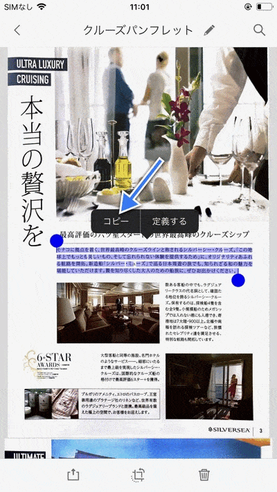 通常のフォントで作成された文章はかなりの精度でコピペが可能