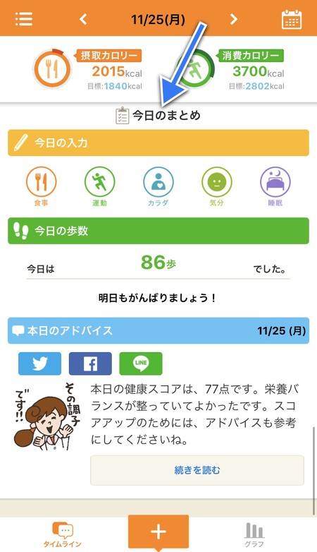 今日のまとめ