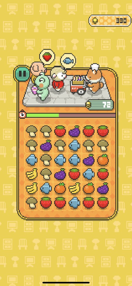 3マッチ形式のパズル