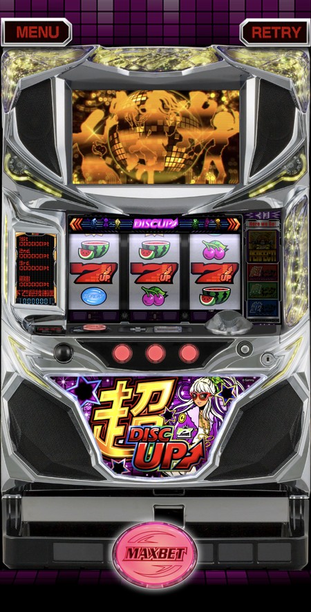 タップ操作で回っているリールが停止できる