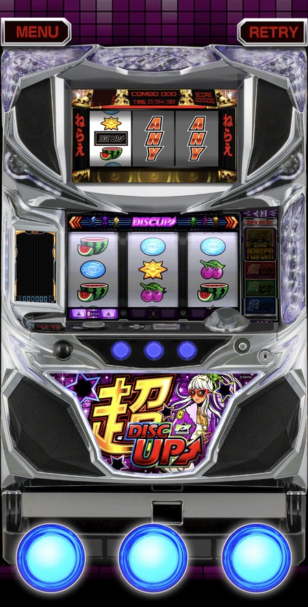 画面上部にビタ押しすべきリールが表示される