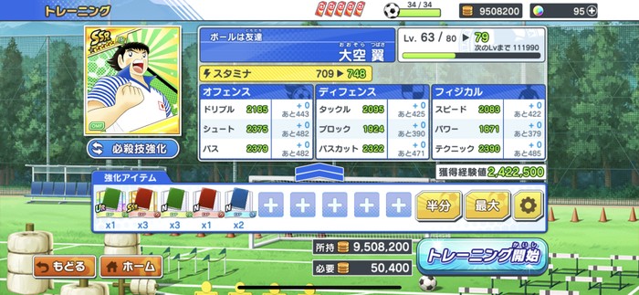 トレーニング
