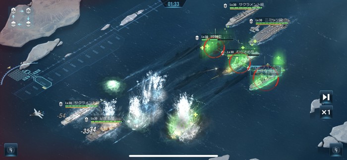 アリーナは自動的に戦闘が始まる