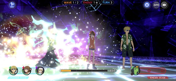 アシストキャラを編成すればその戦力が合計される
