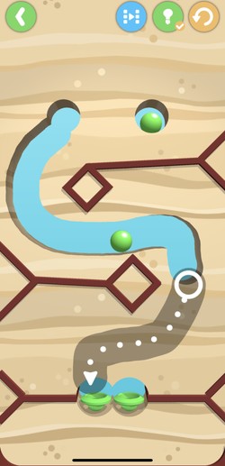 カップへ誘導すればゴール
