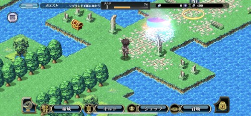 自由にフィールドを歩ける