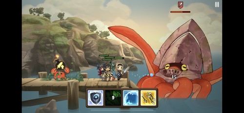 巨大なモンスターを狩る
