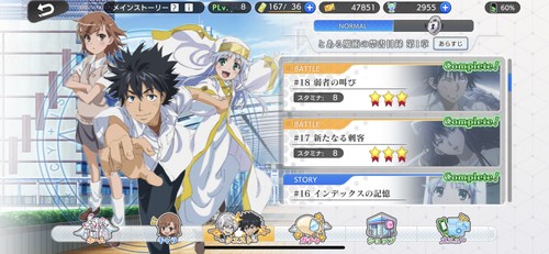 とある魔術の禁書目録のキャラがキレイに描かれている