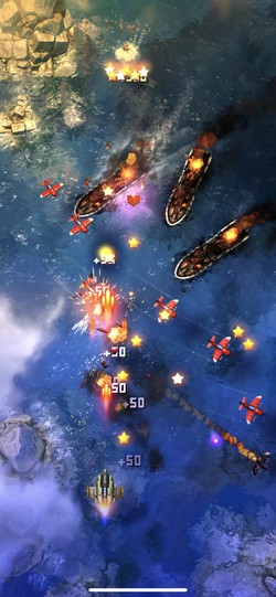 戦闘機だけでなく戦艦も登場